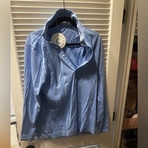 Criquet Blue L/S Range Polo